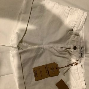 NWT Lucky Brand Size 26 White Shorts